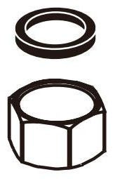 Delta RP101905 Mounting Nut & Gasket