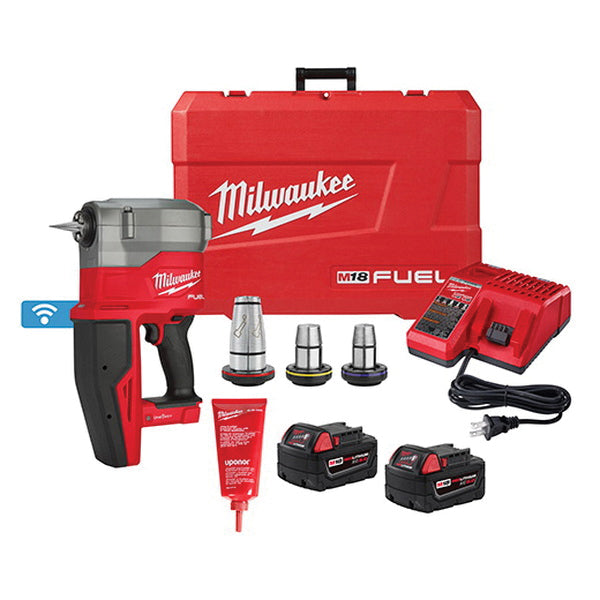 Milwaukee 2932-22XC M18 FUEL | 2" ProPEX Expander Kit with ONE-KEY with 1 1/4"-2" Expander Heads