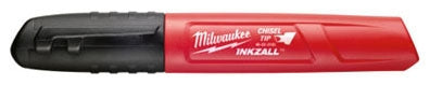 Milwaukee 48-22-3130 INKZALL Black Chisel Tip Marker
