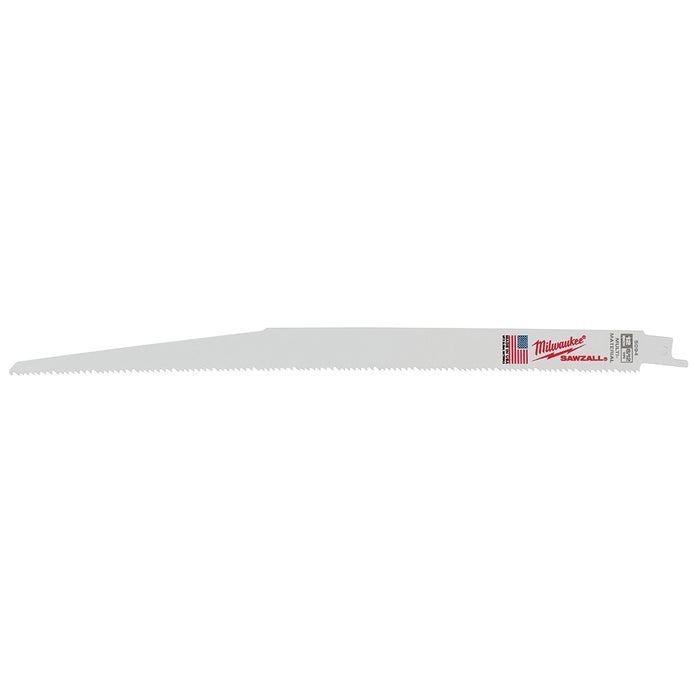 Milwaukee 48-00-5094 12" | 8/12-TPI SAWZALL Blades (Pack of 5)