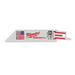 Milwaukee 48-00-5185 4" | 24-TPI SAWZALL Blades (Pack of 5)
