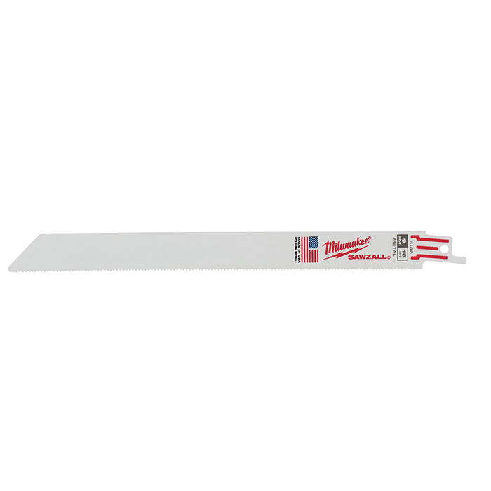 Milwaukee 48-00-5188 9" | 18-TPI SAWZALL Blades (Pack of 5)