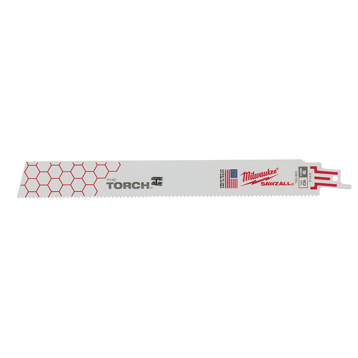 Milwaukee 48-00-5713 9" | 10-TPI The Torch SAWZALL Blades (Pack of 5)