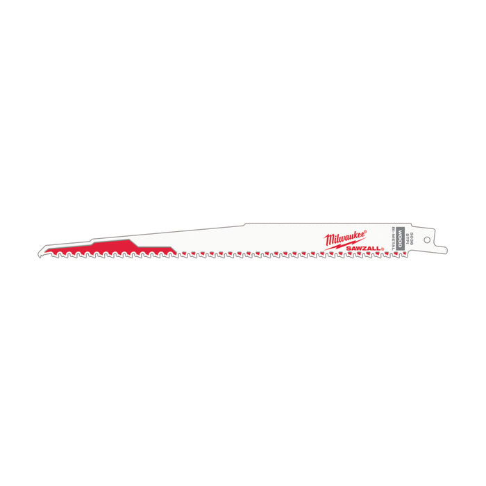 Milwaukee 48-00-5036 9" | 5-TPI SAWZALL Blades (Pack of 5)