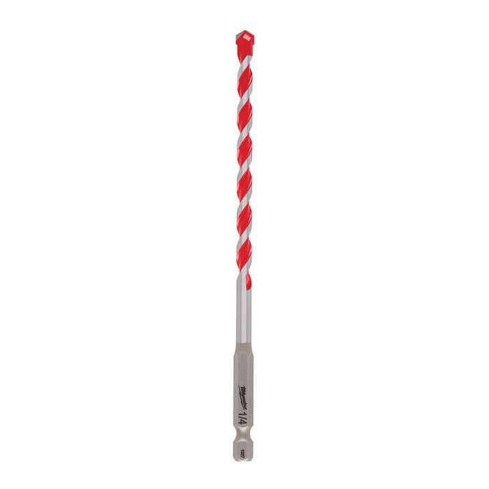 Milwaukee 48-20-9011 1/4" x 4" x 6" SHOCKWAVE Impact Duty Carbide Hammer Drill Bit