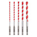 Milwaukee 48-20-9051 SHOCKWAVE Impact Duty Carbide Hammer Drill Bit Set (5-Piece)