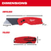 Milwaukee 48-22-1503 FASTBACK Folding Utility Knife Set