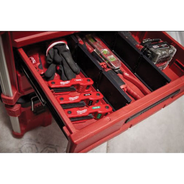 Milwaukee 48-22-2181 9-Key Folding Hex Key Set - SAE