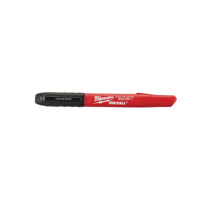 Milwaukee 48-22-3150 INKZALL Black Ultra Fine Point Marker (Pack of 12)