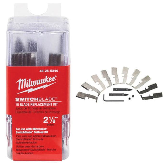 Milwaukee 48-25-5320 1-3/8" SWITCHBLADE 10 Blade Replacement Kit