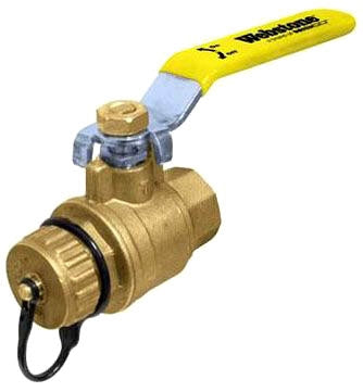 NIBCO H-40313W 3/4" FPT x MHT with Cap Full Port Ball Valve