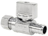 NIBCO 7160-LF_1/2X3/8 1/2" PEX x 3/8"OD Compression 1/4-Turn Straight Supply Stop Valve