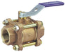 NIBCO T-595-Y_3/4 3/4" Three-Piece Threaded Full Port Ball Valve