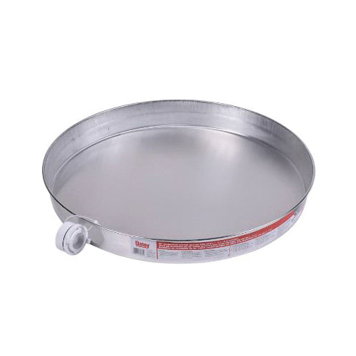 Oatey 34081 20" Aluminum Water Heater Drain Pan w/ PVC Adapter