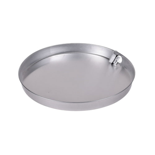 Oatey 34083 24" Aluminum Water Heater Drain Pan with PVC Adapter