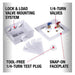 Oatey 38540 Washing Machine Outlet Box, Polystyrene, 8-3/4 in W x 7-1/2 in H x 3-5/8 in D