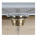 Oatey 42150 No-Calk Shower Drain With Stainless Steel Strainer, Compression Connection, Stainless Steel Grid
