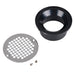 Oatey 43583 Adjustable General Purpose Round Drain With 5 in Stainless Steel Strainer, Solvent Weld Connection