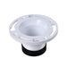 Oatey 43651 Twist-N-Set Replacement Closet Flange, 4 in Pipe, PVC, Domestic