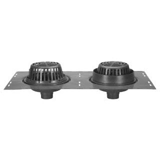 Zurn P164-DP-USA Combination Main Roof And Overflow Drain Deck Plate