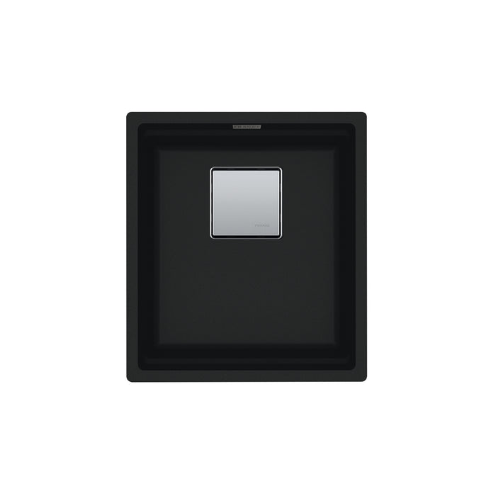 Franke Peak Undermount Single Bowl 16.12 x 18.21 in Granite Kitchen Sink - Matte Black