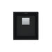Franke Peak Undermount Single Bowl 16.12 x 18.21 in Granite Kitchen Sink - Matte Black