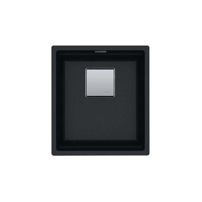 Franke Peak Undermount Single Bowl 16.12 x 18.21 in Granite Kitchen Sink - Onyx