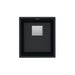 Franke Peak Undermount Single Bowl 16.12 x 18.21 in Granite Kitchen Sink - Onyx