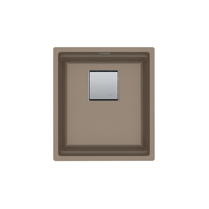 Franke Peak Undermount Single Bowl 16.12 x 18.21 in Granite Kitchen Sink - Oyster