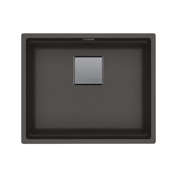 Franke Peak Undermount Single Bowl 22.06 x 18.21 in Granite Kitchen Sink - Slate Grey
