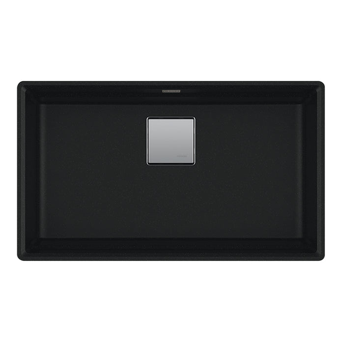 Franke Peak PKG11031 Undermount Single Bowl 32 x 18.75 in Granite Kitchen Sink - Matte Black