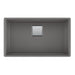 Franke Peak PKG11031 Undermount Single Bowl 32 x 18.75 in Granite Kitchen Sink - Stone Grey