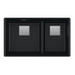 Franke Peak PKG160LD Undermount Single Bowl 32 x 18.75 in Granite Kitchen Sink - Onyx