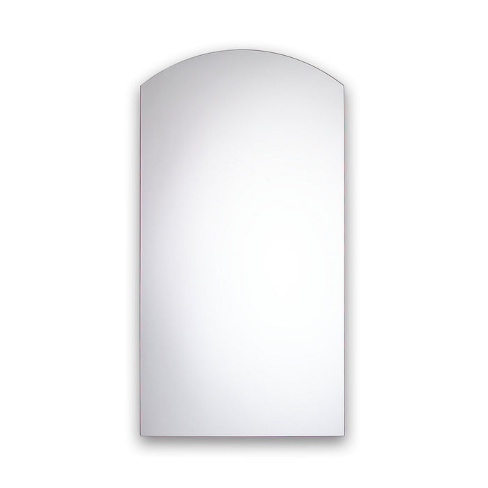 PL Series 19-1/4" x 34" x 4" arch top cabinet with bevel edge, right hinge, black interior and electric