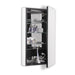 PL Series 23-1/4" x 30" x 4" flat top cabinet with polished edge, right hinge, black interior and electric