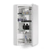 PL Series 23-1/4" x 39-3/8" x 4" flat top cabinet with bevel edge, right hinge, classic gray interior and electric