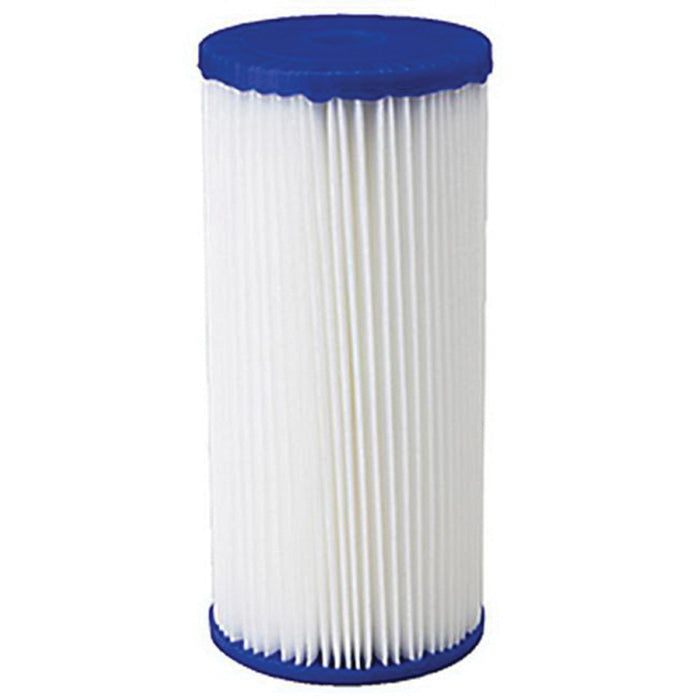 Pentair 155053-51 W30PEHD Series Cartridge, 50 um, Pleated Polyester, 4-1/2 in Dia, 9-3/4 in H