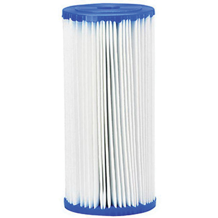 Pentair 155101-51 W30PEHD Series Cartridge, 30 um, Pleated Polyester, 4-1/2 in Dia, 9-3/4 in H
