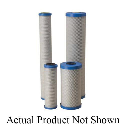 Pentair 155634-43 EPM/EPM-10 Series Cartridge, 10 um, Bonded PAC, 2.89 in Dia, 9.84 in L