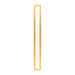 Profiles 3-1/2" x 30" x 4-5/8" framed lighting in matte gold with 2700 kelvin temperature (warm light)