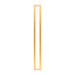 Profiles 3-1/2" x 30" x 4-5/8" framed lighting in matte gold with variable 2700K to 5600K temperature (warm to cool light)