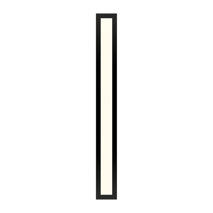 Profiles 3-1/2" x 30" x 4-5/8" framed lighting in matte black with 2700 kelvin temperature (warm light)