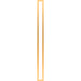 Profiles 3-1/2" x 39-3/8" x 4-5/8" framed lighting in matte gold with 4000 kelvin temperature (cool light)