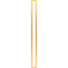 Profiles 3-1/2" x 39-3/8" x 4-5/8" framed lighting in matte gold with variable 2700K to 5600K temperature (warm to cool light)