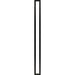 Profiles 3-1/2" x 39-3/8" x 4-5/8" framed lighting in matte black with 4000 kelvin temperature (cool light)