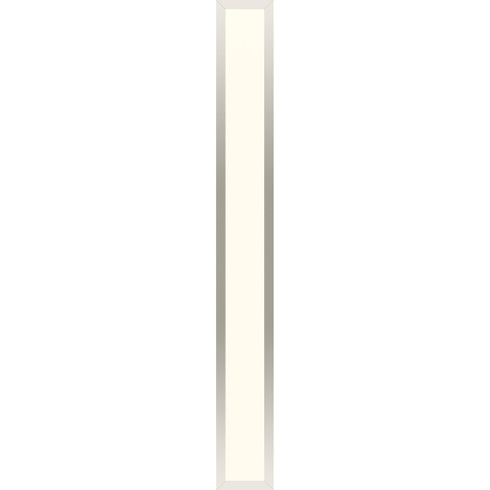 Profiles 5" x 39-3/8" x 4-5/8" framed lighting in polished nickel with 2700 kelvin temperature (warm light)