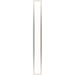 Profiles 5" x 39-3/8" x 4-5/8" framed lighting in polished nickel with variable 2700K to 5600K temperature (warm to cool light)