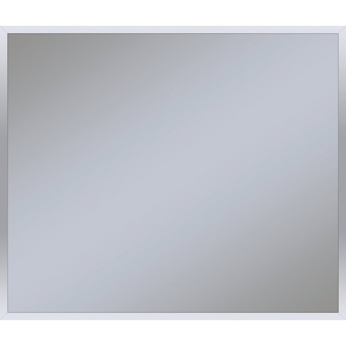 Profiles 35-1/8" x 29-7/8" x 3/4" framed mirror in chrome