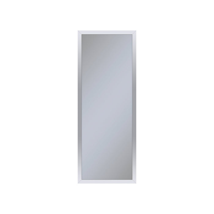 Profiles 11-1/4" x 30" x 4" framed cabinet in chrome with electrical outlet, USB charging ports, magnetic storage strip and left hinge