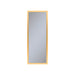 Profiles 11-1/4" x 30" x 6" framed cabinet in matte gold with electrical outlet, USB charging ports, magnetic storage strip and left hinge